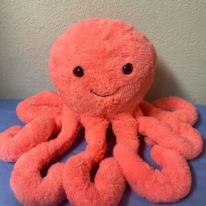 Plush Coral Octopus Stuffed Toy - Soft Kids Plush